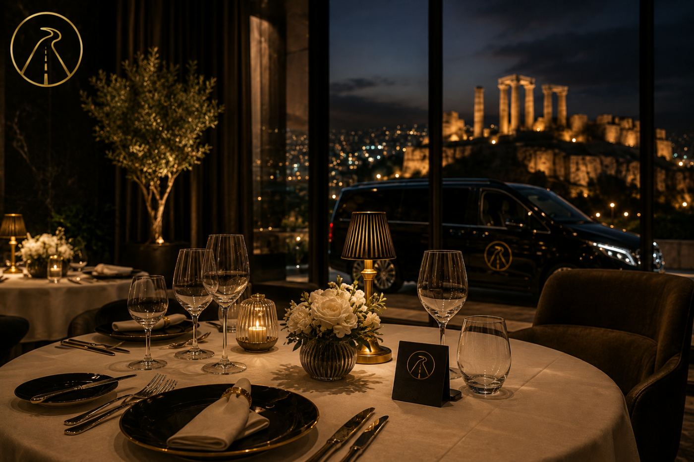 fine dining table setting