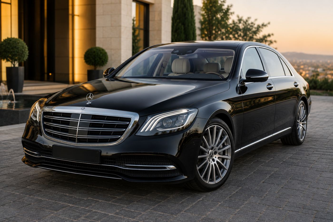 luxury sedan exterior