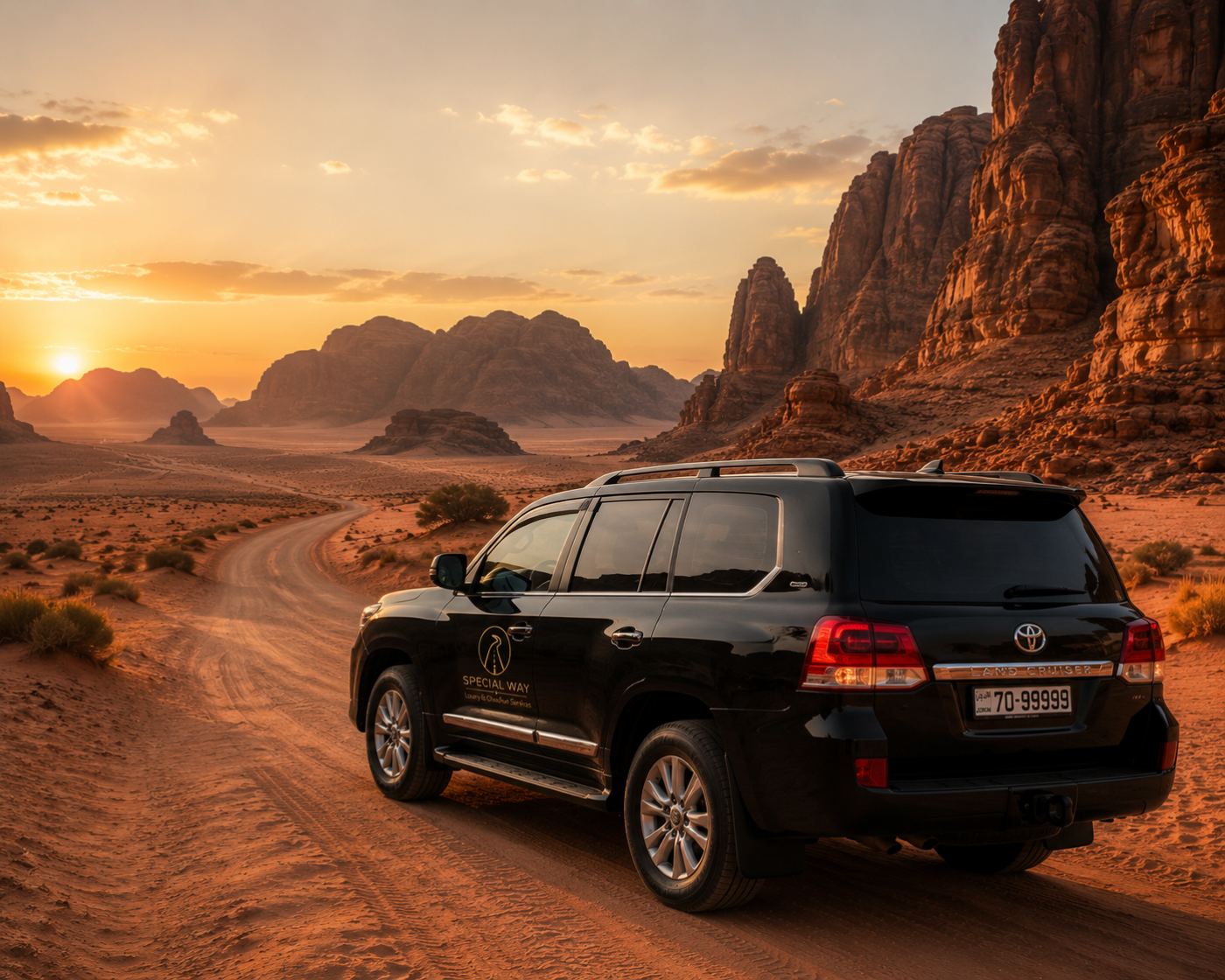 Wadi Rum desert route