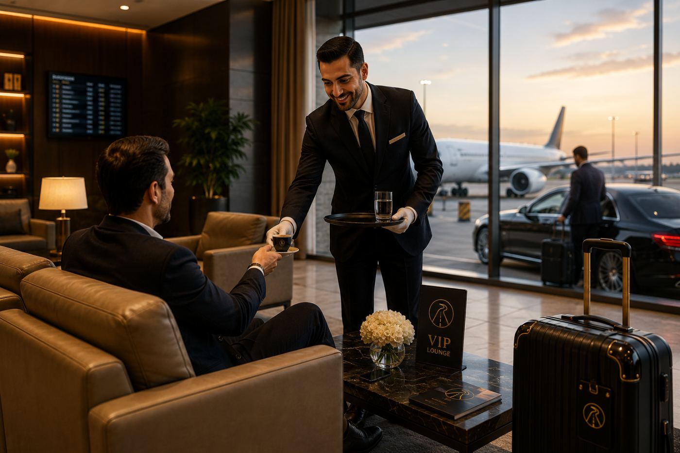 VIP lounge assistance
